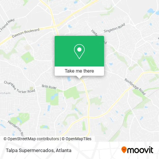 Mapa de Talpa Supermercados