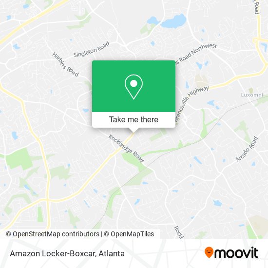 Amazon Locker-Boxcar map