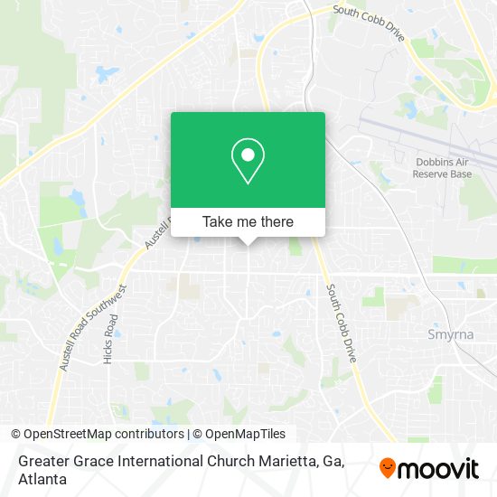 Mapa de Greater Grace International Church Marietta, Ga