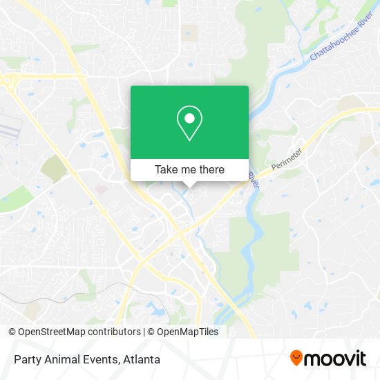 Party Animal Events map