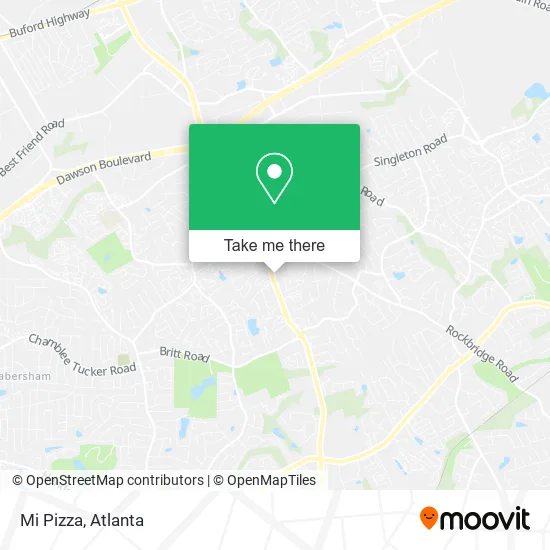 Mi Pizza map