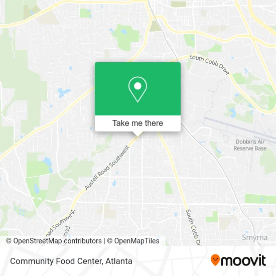 Community Food Center map