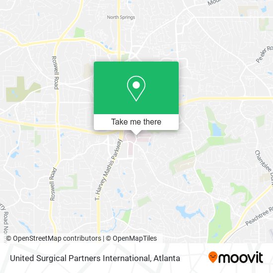 Mapa de United Surgical Partners International