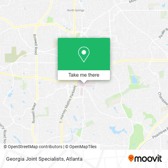 Georgia Joint Specialists map