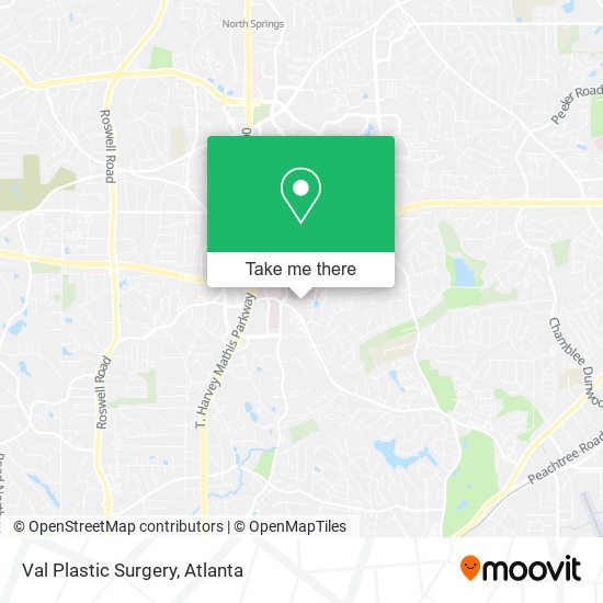 Val Plastic Surgery map