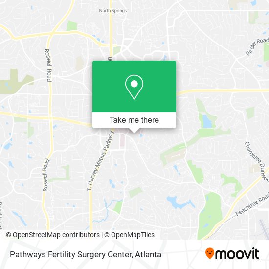 Mapa de Pathways Fertility Surgery Center