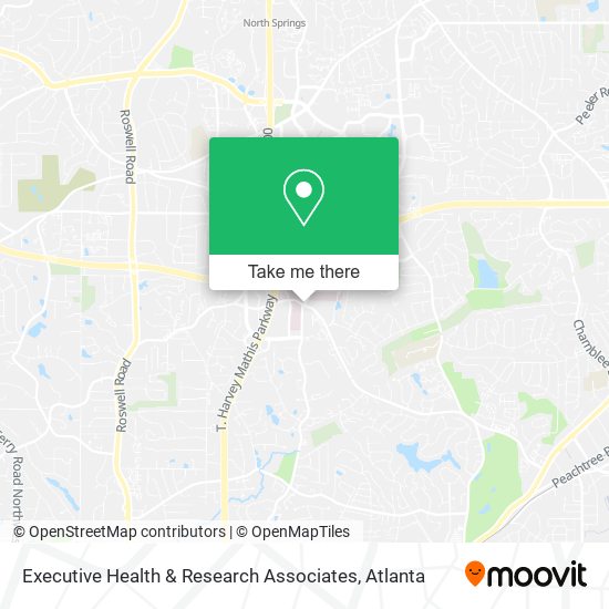 Executive Health & Research Associates map