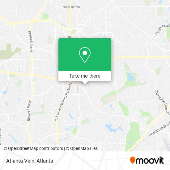 Mapa de Atlanta Vein