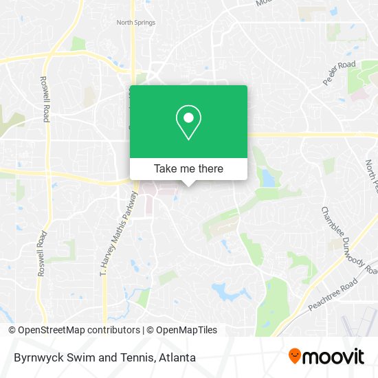 Byrnwyck Swim and Tennis map