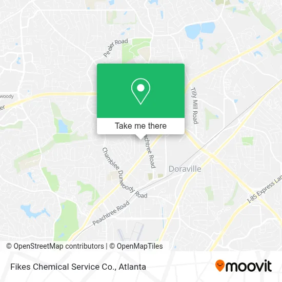 Fikes Chemical Service Co. map
