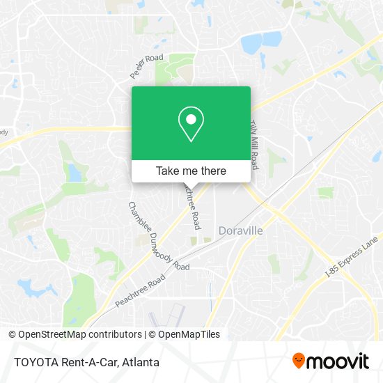 Mapa de TOYOTA Rent-A-Car