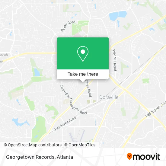 Mapa de Georgetown Records