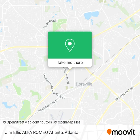 Jim Ellis ALFA ROMEO Atlanta map
