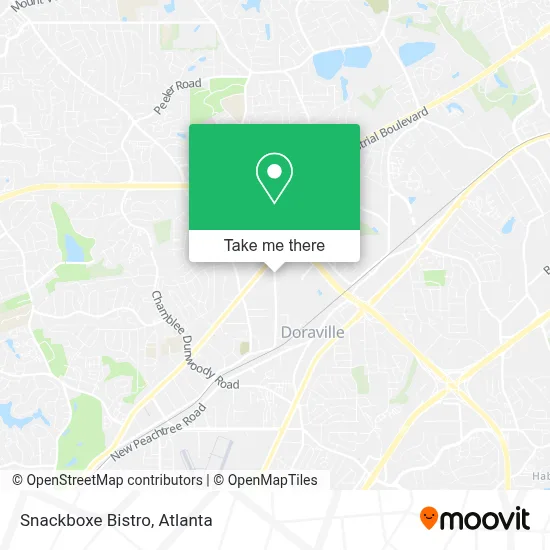 Snackboxe Bistro map