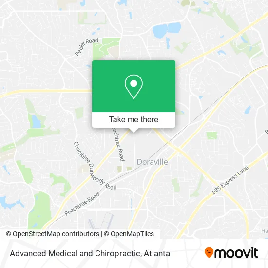 Advanced Medical and Chiropractic map