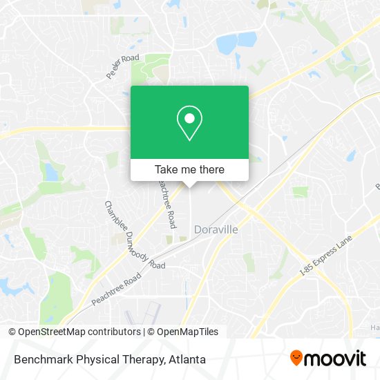 Benchmark Physical Therapy map