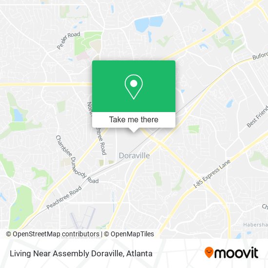 Mapa de Living Near Assembly Doraville