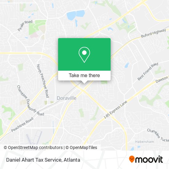 Mapa de Daniel Ahart Tax Service