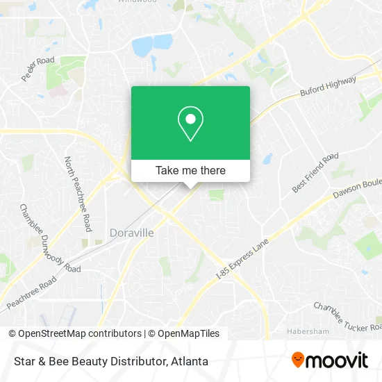 Star & Bee Beauty Distributor map