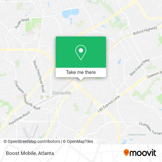 Boost Mobile map