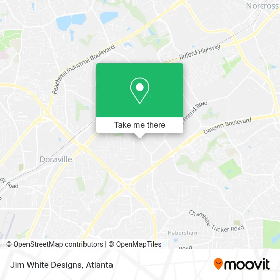 Jim White Designs map