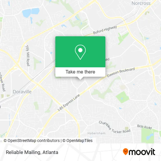 Mapa de Reliable Mailing