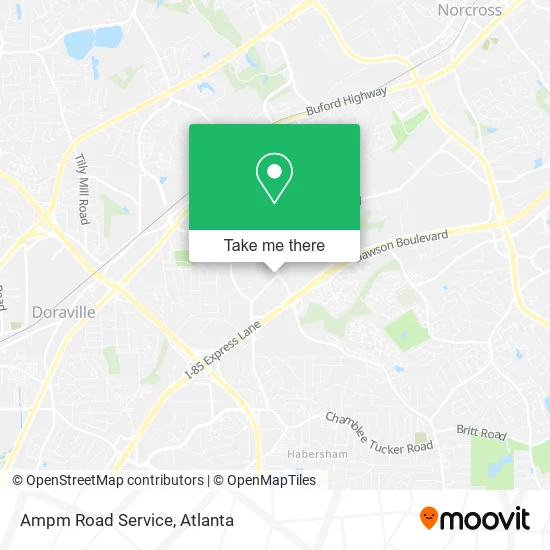 Ampm Road Service map