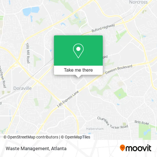 Waste Management map