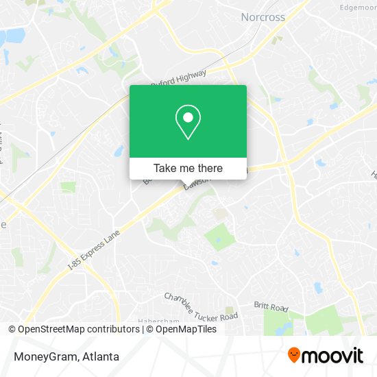 MoneyGram map