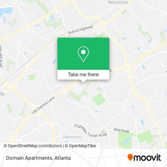 Domain Apartments map