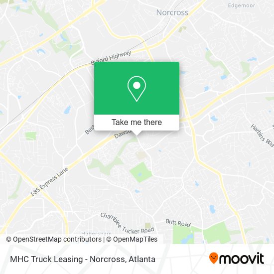 MHC Truck Leasing - Norcross map