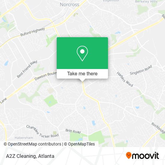 Mapa de A2Z Cleaning