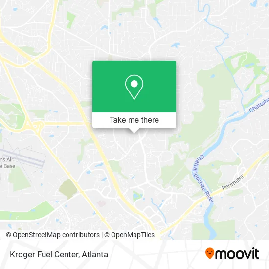 Kroger Fuel Center map