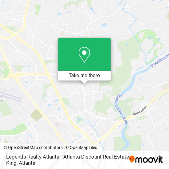 Mapa de Legends Realty Atlanta - Atlanta Discount Real Estate King