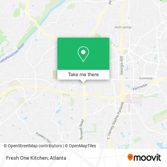 Fresh One Kitchen map