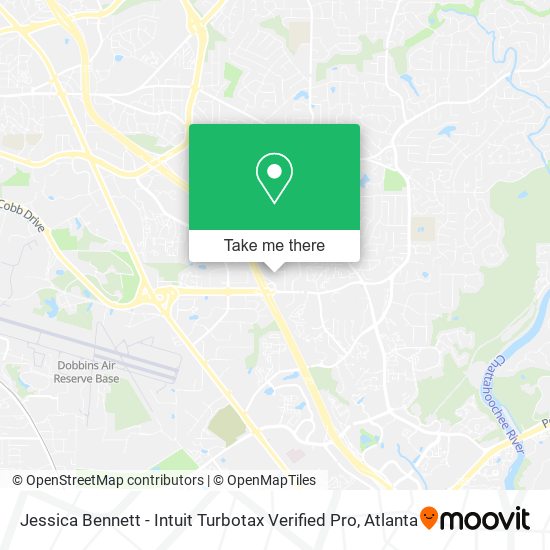 Jessica Bennett - Intuit Turbotax Verified Pro map