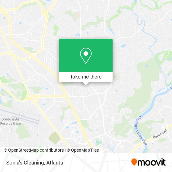 Sonia's Cleaning map