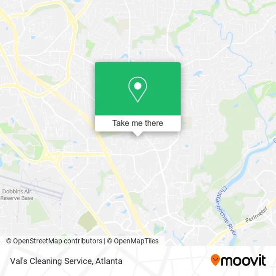 Val's Cleaning Service map