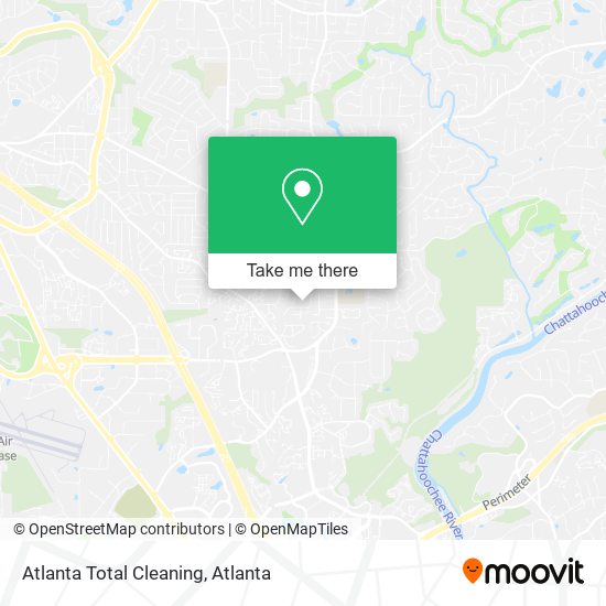 Mapa de Atlanta Total Cleaning