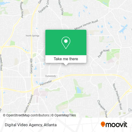 Digital Video Agency map