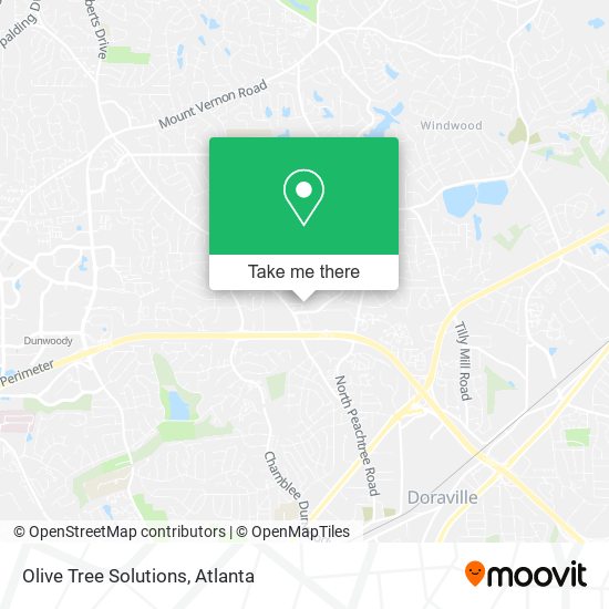 Olive Tree Solutions map