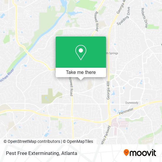 Mapa de Pest Free Exterminating