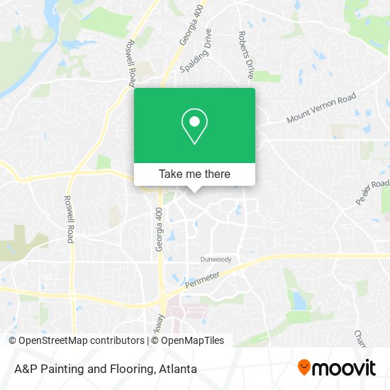 Mapa de A&P Painting and Flooring