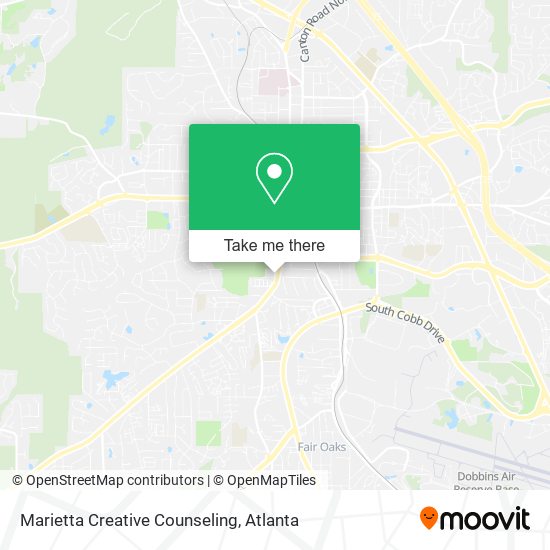 Mapa de Marietta Creative Counseling