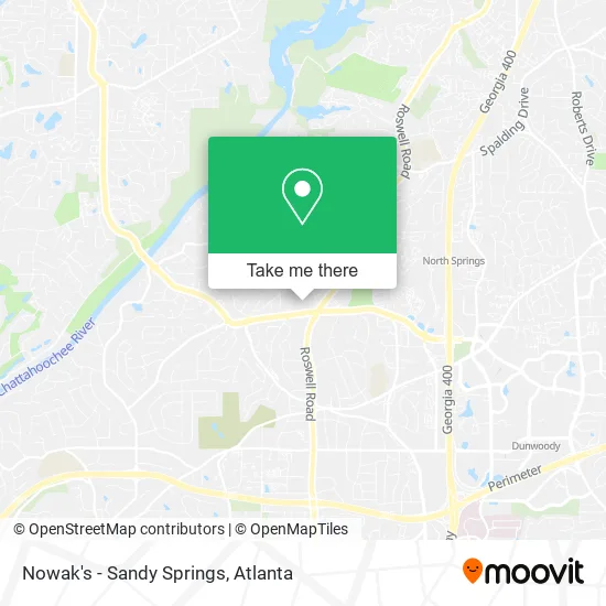 Nowak's - Sandy Springs map