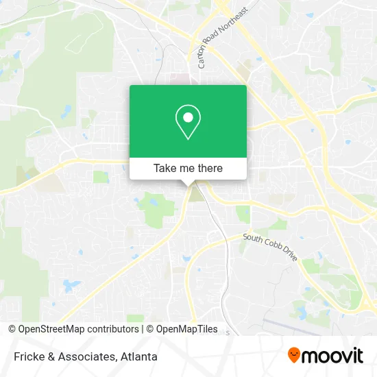 Fricke & Associates map