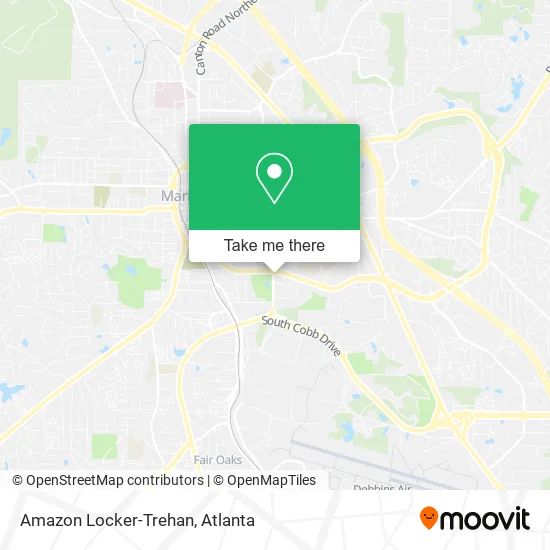 Amazon Locker-Trehan map