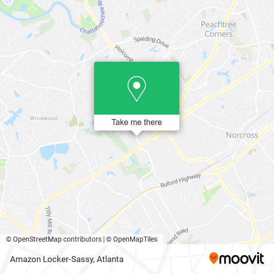 Amazon Locker-Sassy map