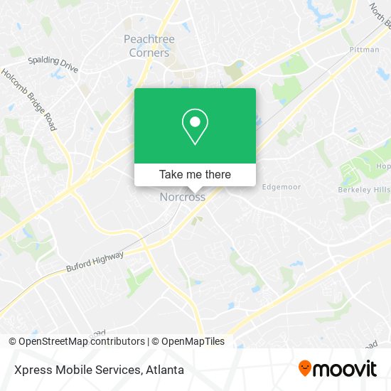 Xpress Mobile Services map