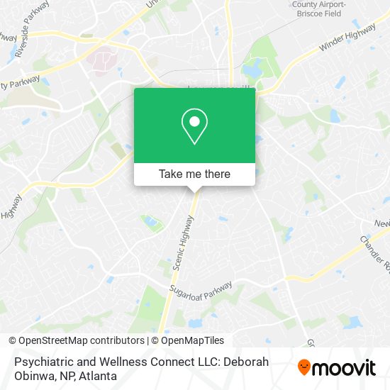 Psychiatric and Wellness Connect LLC: Deborah Obinwa, NP map